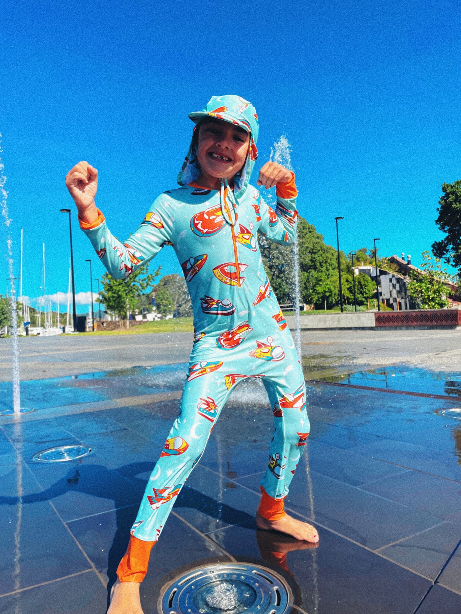 Kids Legionnaire Style Swim-Hat