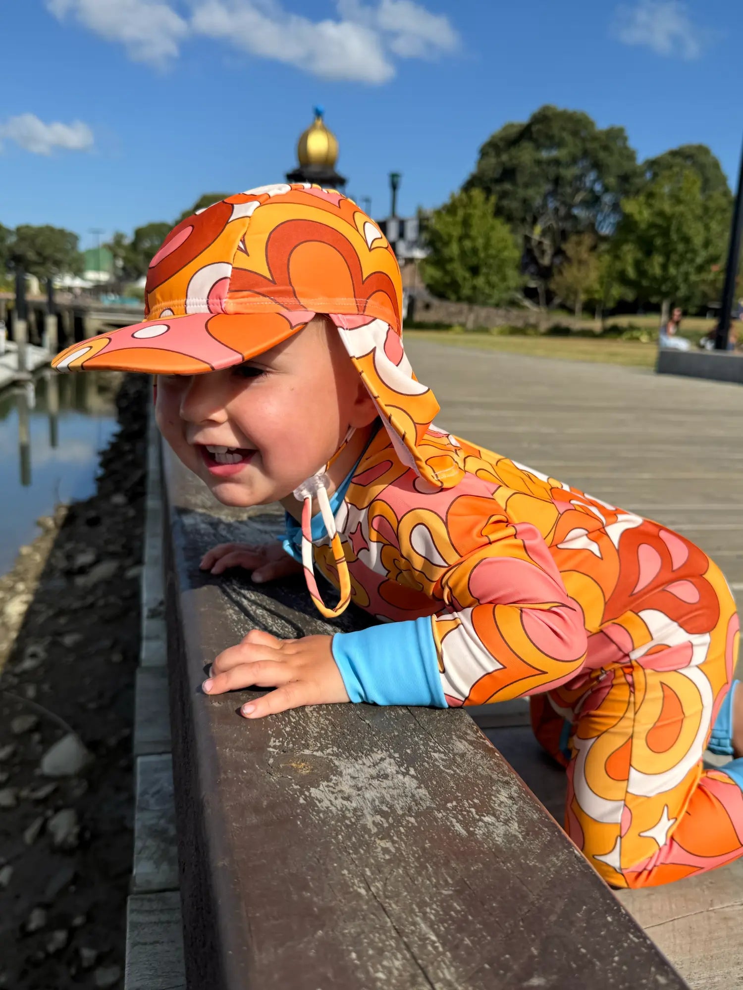 Babies And Toddlers Legionnaire Style Swim-Hat