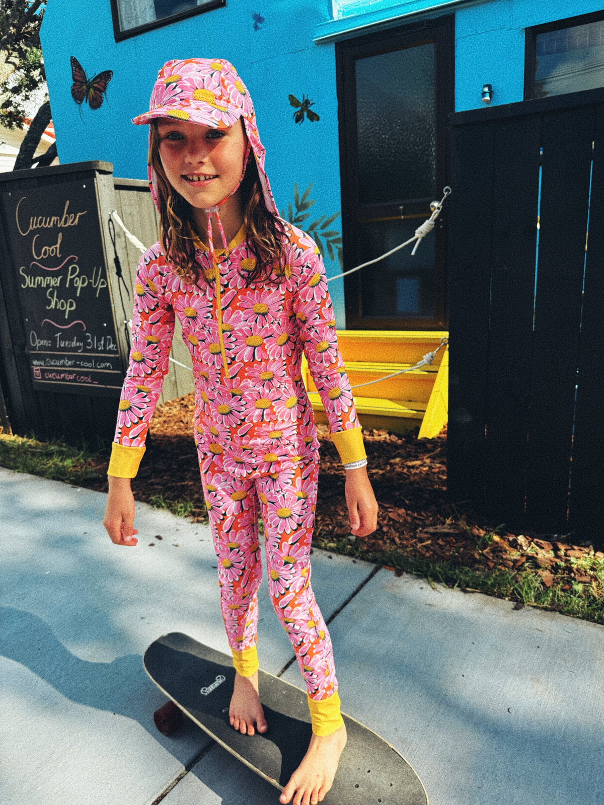END OF LINE DESIGNS - Big Kids Full Coverage Swimsuit