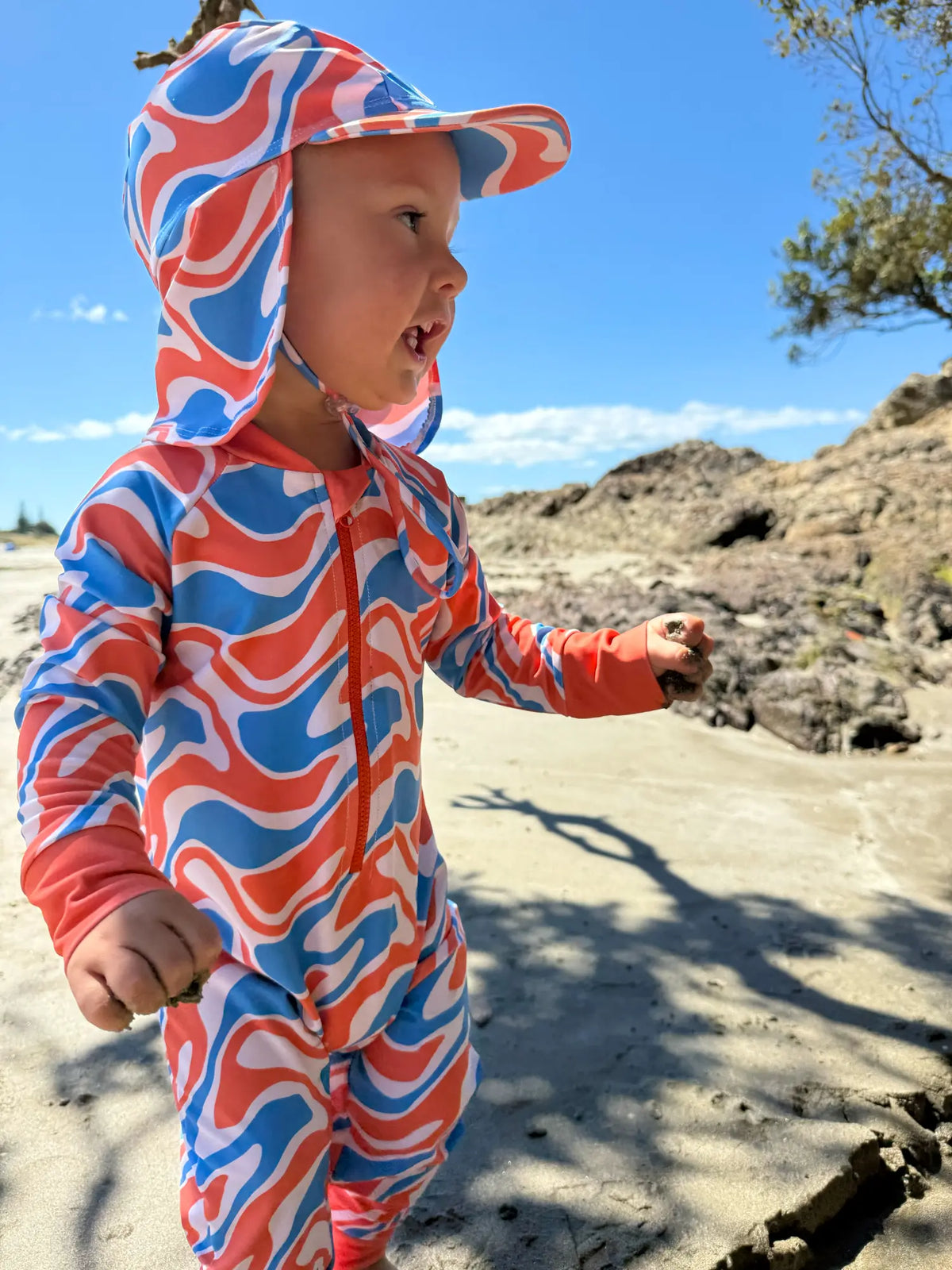 END OF LINE DESIGNS - Babies/Toddlers Full Coverage Swimsuit
