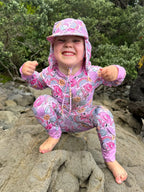 END OF LINE DESIGNS - Big Kids Full Coverage Swimsuit