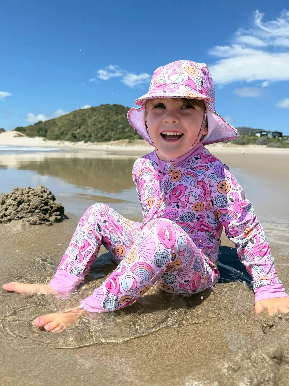 END OF LINE DESIGNS - Babies/Toddlers Full Coverage Swimsuit