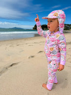 END OF LINE DESIGNS - Babies/Toddlers Full Coverage Swimsuit