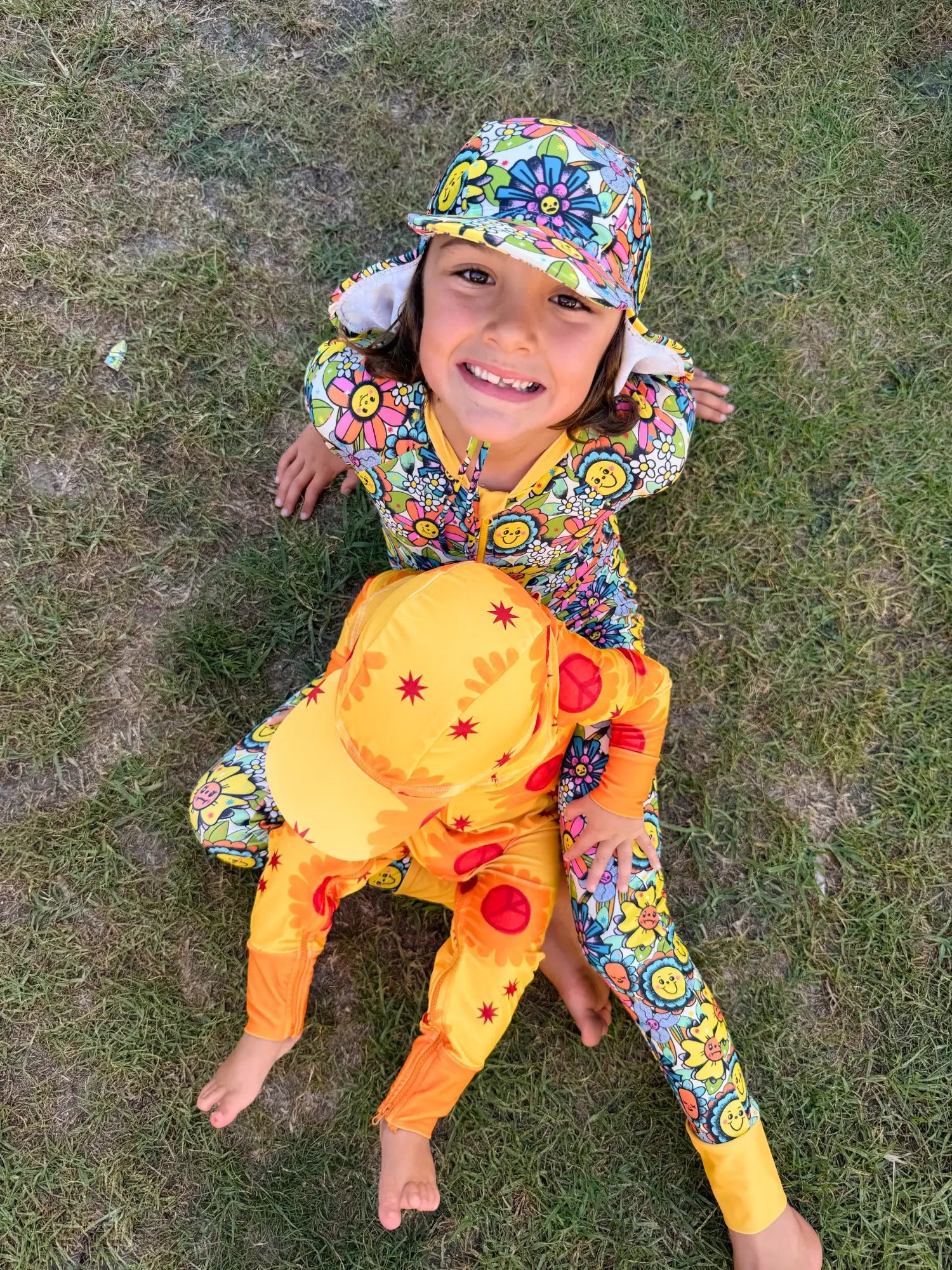 Legionnaire Style Swim-Hat - Flower Friends