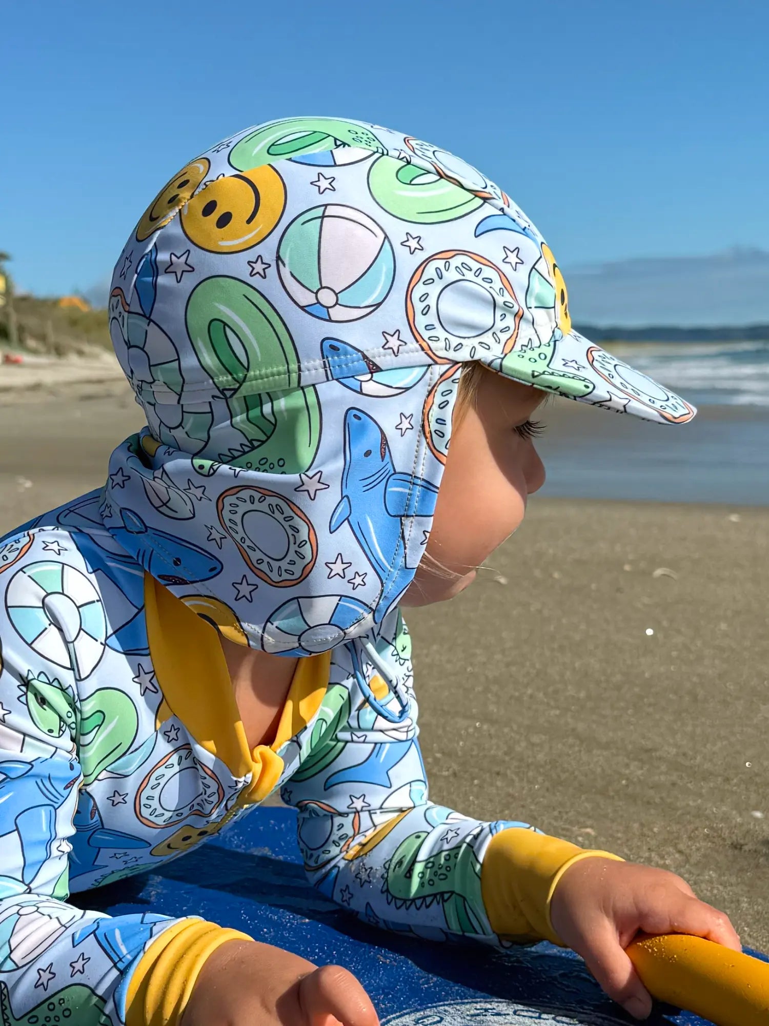 Babies And Toddlers Legionnaire Style Swim-Hat