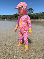 END OF LINE DESIGNS - Babies/Toddlers Full Coverage Swimsuit