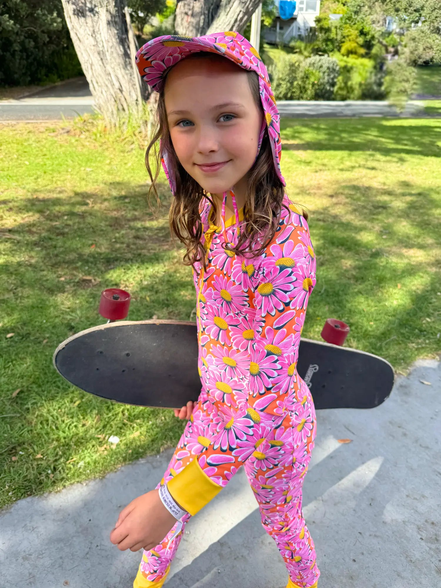 END OF LINE DESIGNS - Big Kids Full Coverage Swimsuit