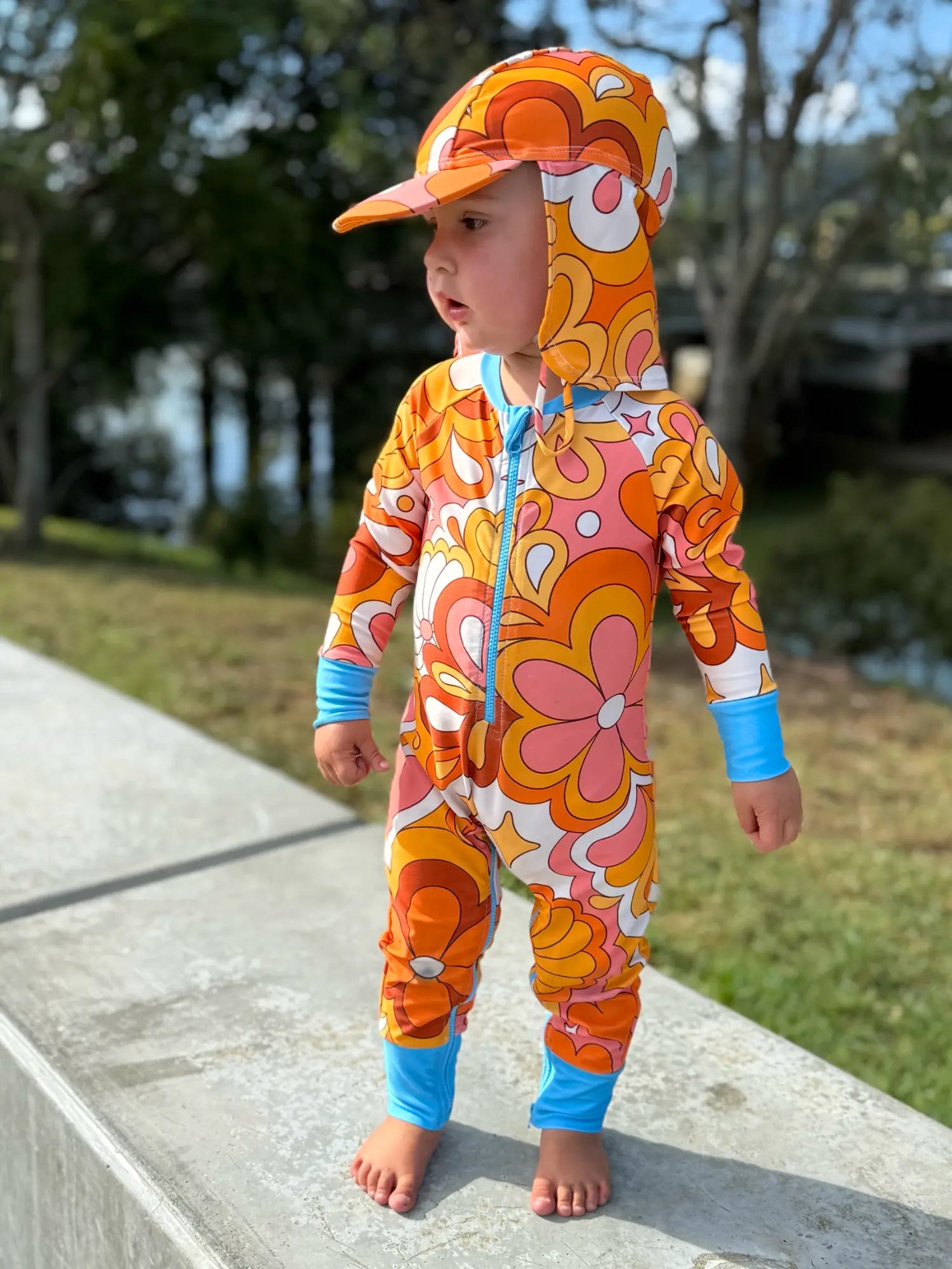 Full Coverage Swimsuit - Good Old Days