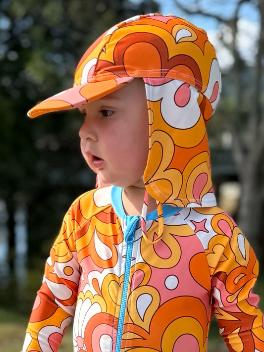 Babies And Toddlers Legionnaire Style Swim-Hat
