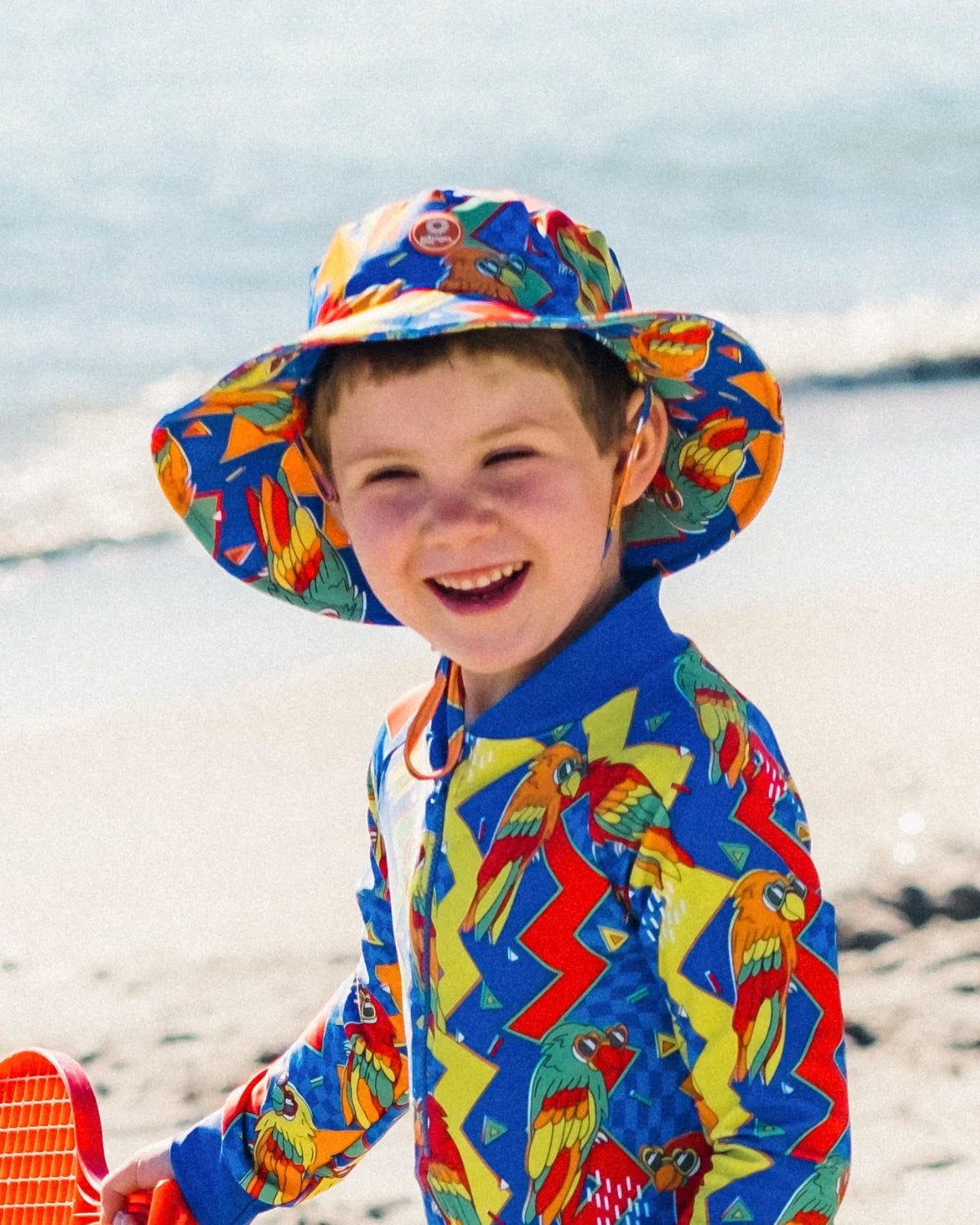 Sun Safe Round Brim Swim-Hat