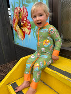 END OF LINE DESIGNS - Babies/Toddlers Full Coverage Swimsuit