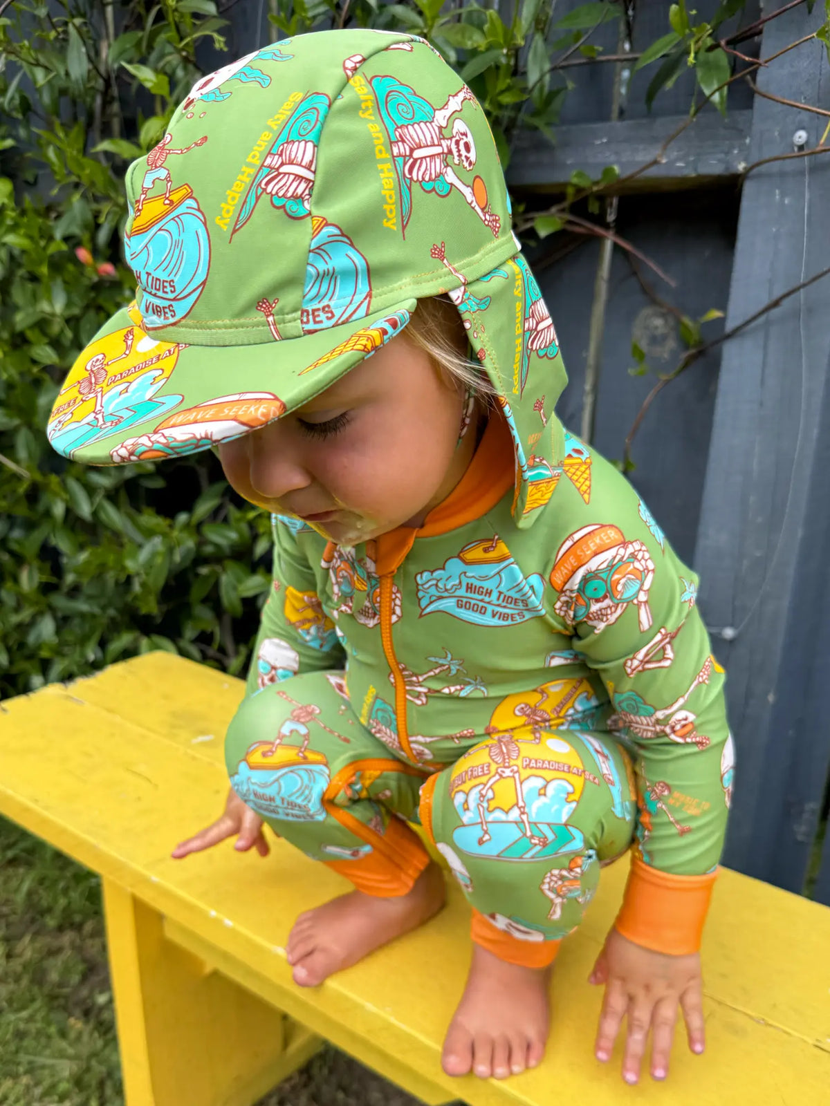 END OF LINE DESIGNS - Babies/Toddlers Full Coverage Swimsuit