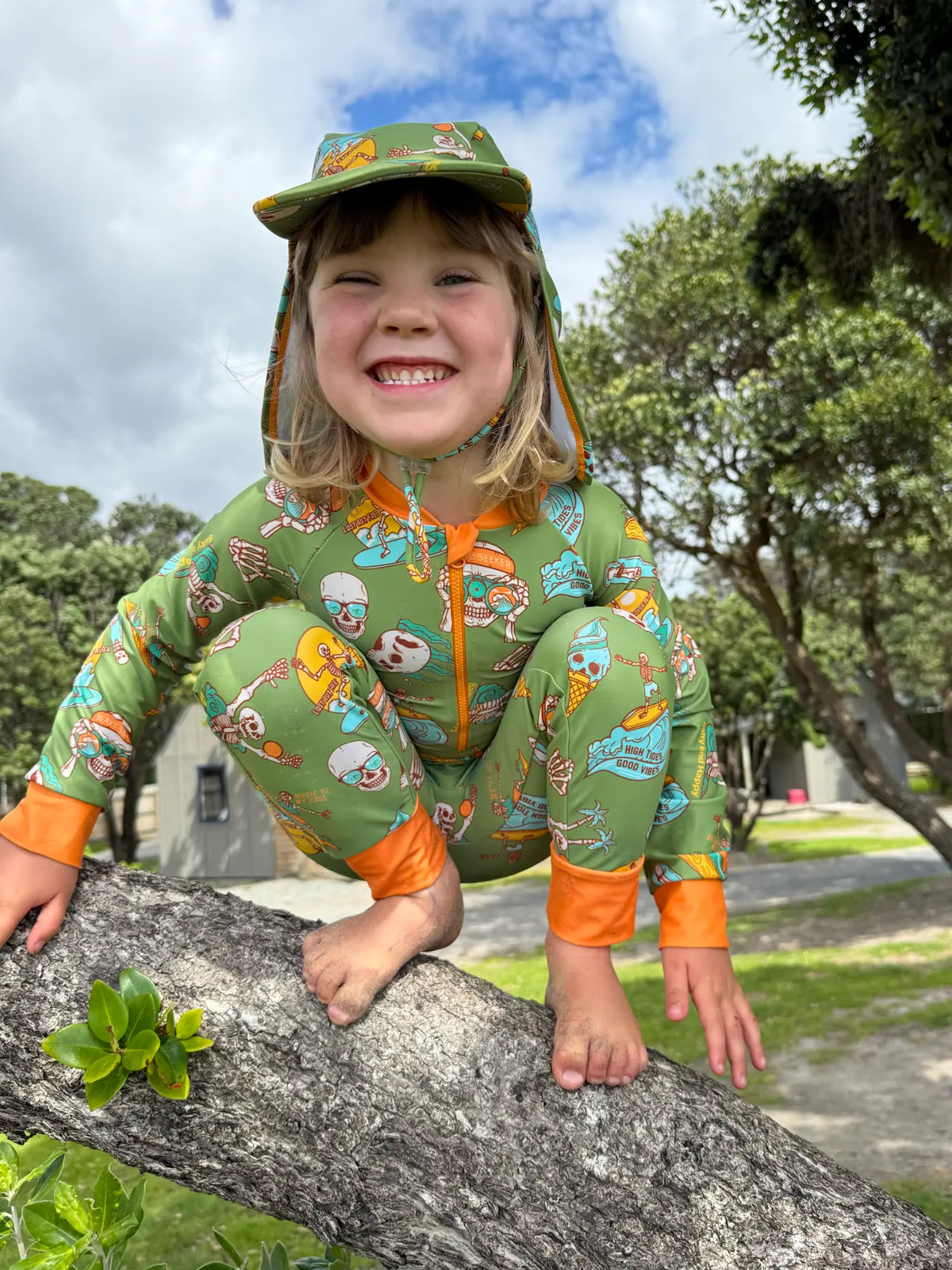 END OF LINE DESIGNS - Babies/Toddlers Full Coverage Swimsuit
