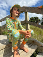 END OF LINE DESIGNS - Big Kids Full Coverage Swimsuit