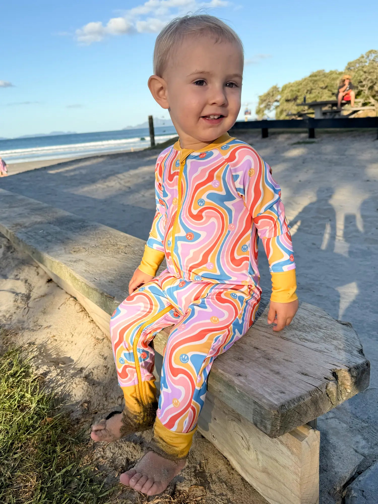 Full Coverage Swimsuit - Turn Up The Smile Dial