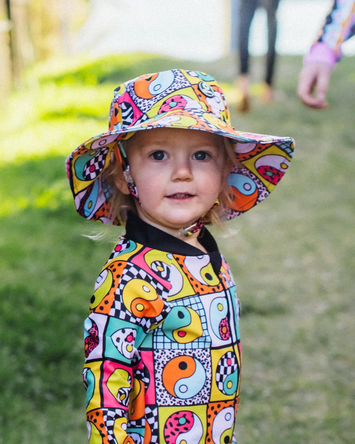 Sun Safe Round Brim Swim-Hat